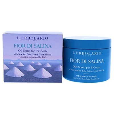 Abbildung von L&#039;Erbolario, Fior Di Salina OleoScrub Körperpeeling, DIY Meersalzpeeling, Größe: 500 g