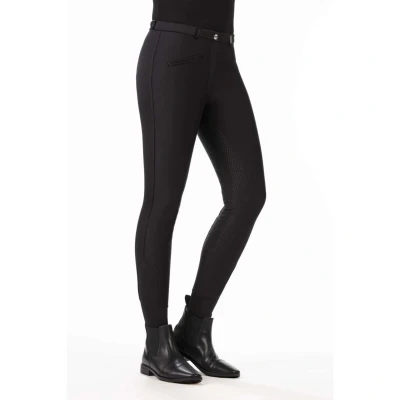 Abbildung von HKM Reithose Winner Softshell Winter Silikon VB Schwarz 40