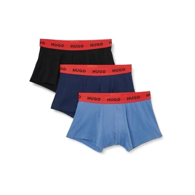 Abbildung von HUGO Trunk Triplet 3 PACK Panties, Herren, Größe: Medium, Blue