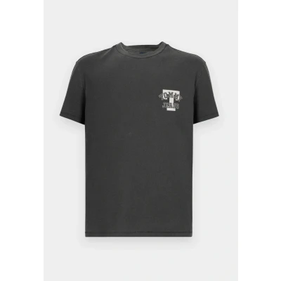 Abbildung von Tommy Jeans Graphic TEE Tshirt print, Herren, Größe: 48, Black