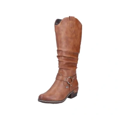 Abbildung von Rieker Cowboy/Bikerboot, Damen, Größe: 42, Braun Schuhe