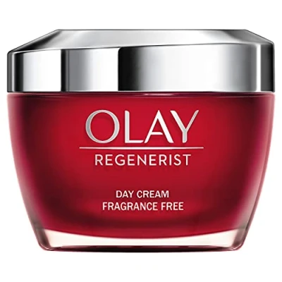 Abbildung von Olay Regenerist, straffende Anti Aging Creme, frei von Duftstoffen, Feuchtigkeitsspender für straffe Haut, 50 ml,