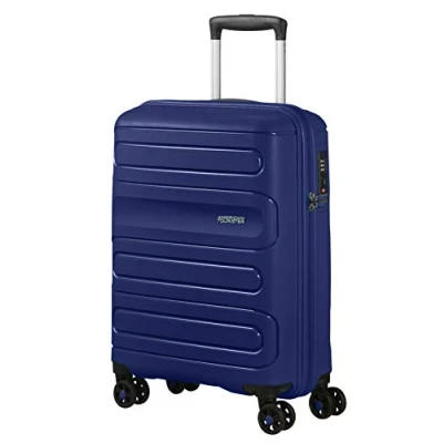 Abbildung von American Tourister Sunside Spinner S Handgepäck, 55 cm, 35 L, Blau (Dark Navy)