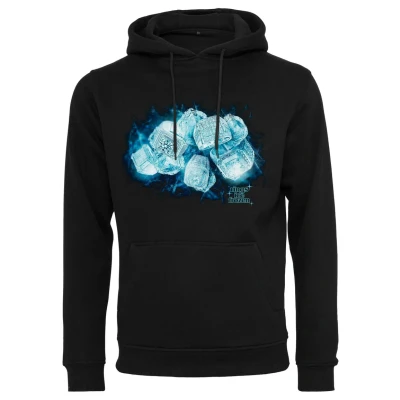 Abbildung von Mister Tee ICE Rings Kapuzenpullover, Herren, Größe: 5XL, Black