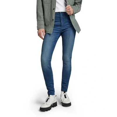 Abbildung von G Star Kafey Ultra HIGH Skinny Jeans Fit, Damen, Größe: 23x30, Faded neptune blue
