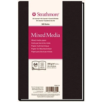 Abbildung von Strathmore Mixed Media Art Journal 14 x 21,6 cm, 64 Seiten (32 Blatt)