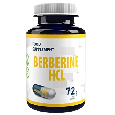 Abbildung von Berberin HCL 500mg 120 Vegan Kapseln, Laborgeprüft, Hochdosiert