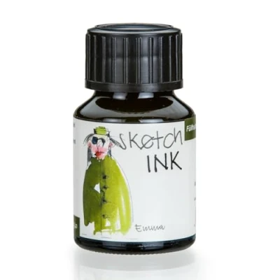 Abbildung von Rohrer &amp; Klingner sketchINK Schreib und Zeichentinte 50ml Flakon Smaragd Emma