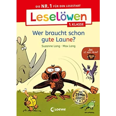 Abbildung von Leselöwen 1. Klasse Jim ist mies drauf Wer braucht schon gute Laune?: Die Nr. 1 für den Lesestart Jetzt Lesenlernen mit Jim! Der beliebte ... als Erstlesebuch Kinder ab 6 Jahren