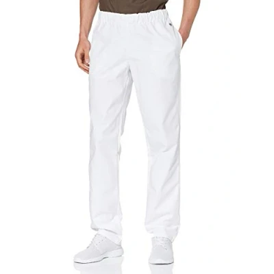 Abbildung von BP 1645 130 21 Ml Unisex Hose, mit Gummizug in der Taille, 205,00 g/m² Reine Baumwolle, weiß,
