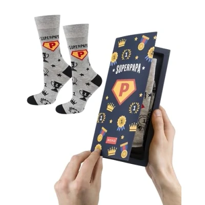 Abbildung von soxo Papa Geschenk Socken Herren Geschenke Für Männer Lustige Socks Men Baumwolle 40 45
