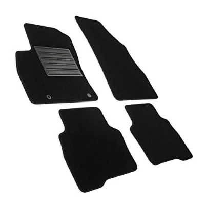 Abbildung von MDM SP 967 Fußmatten Velours Autoteppich passend für Fiat Qubo 06.2008&gt;, black