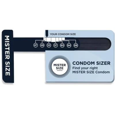 Abbildung von Mister Size Condom Sizer English