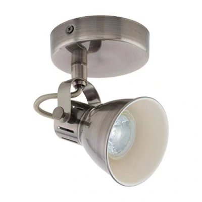 Abbildung von Eglo 96552 Spot SERAS GU10 Ø10cm in nickel antik, creme