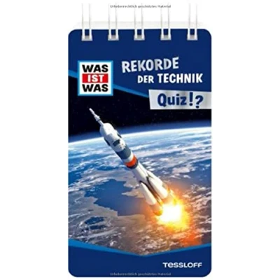 Abbildung von WAS IST Quiz Rekorde der Technik.: Über 100 Fragen und Antworten! Mit Spielanleitung Punktewertung (WAS Quizblöcke)