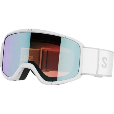 Abbildung von Salomon Aksium 20 S Photochrome Unisex Brille Ski Snowboarden, Tolle Passform und Komfort, Haltbarkeit Automatisch Optimierte Sicht, Weiß, Einheitsgröße