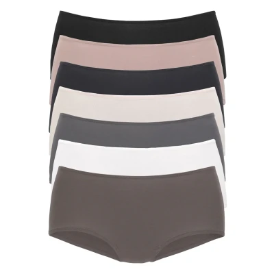 Abbildung von Lascana Vivance 7 PACK Panties multicoloured/black/brown, Damen, Größe: 36/38, Multi coloured/black/brown