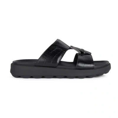 Abbildung von Geox Herren U SPHERICA EC6 D Slide Sandal, Black, 43 EU
