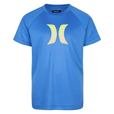 Abbildung von Hurley Jungen Hrlb Ombre Icon UPF Shirt Tshirt, Indo Blue, 10 años