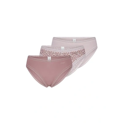 Abbildung von Sloggi GO Crush HIGH LEG 3 PACK Slip, Damen, Größe: XL, Red/yellow