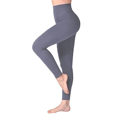 Abbildung von SINOPHANT Leggings Damen High Waist Blickdicht Leggins mit Bauchkontrolle für Sport Yoga Gym(1 Grau,L XL)