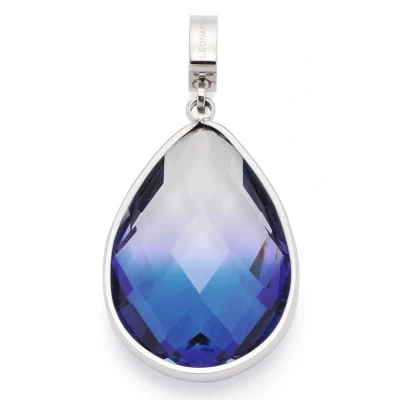 Abbildung von JEWELS BY LEONARDO Anhänger Clip &amp; Mix Petrona Ketten aus silberfarbenem Edelstahl facettierter Glasstein in Tropfenform M (4,8 mm Ø) Schmuck Geschenk für Frauen 019748