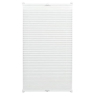 Abbildung von GARDINIA EASYFIX Plissee ohne Bohren, Zum Klemmen, Blickdichtes Falt Rollo, Inkl. aller Montage Teile, 2 Bedienschienen, Elfenbein, 45 x 130 cm