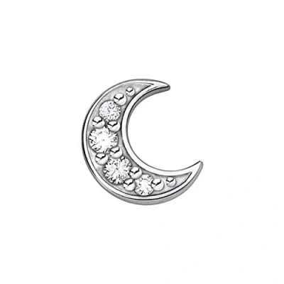 Abbildung von Thomas Sabo Einzel Ohrstecker Mond pavé gold vergoldetes Silber H2133 414 14