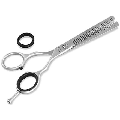 Abbildung von Profi Haarschere Friseurschere Effilierschere Modellierschere Edelstahl Rostfrei Haarschneideschere mit Scharfer Schneide für ein perfekten Haarschnitt (6 Zoll/15,24 cm, Professional)
