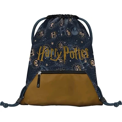 Abbildung von Baagl Tagesrucksack Sportbeutel für Kinder, Größe: One Size, Dark blue/light brown