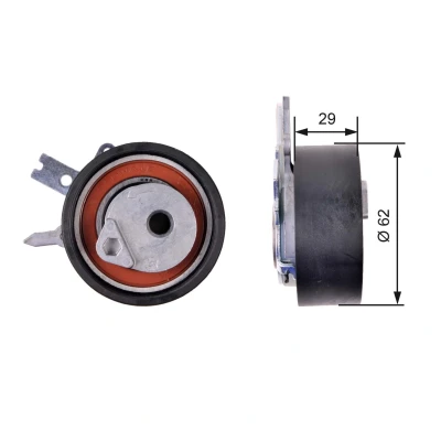 Abbildung von GATES T43218 Spannrolle, Zahnriemen Tru Power DODGE: Nitro Off Road