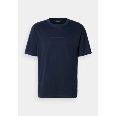 Abbildung von Scotch &amp; Soda Herren Chest Logo T Shirt, Sky Captain 401, L