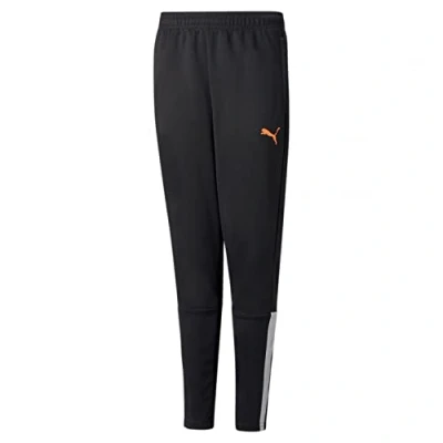 Abbildung von Puma Teamliga Jogginghose für Kinder, Größe: 164, black neon citrus