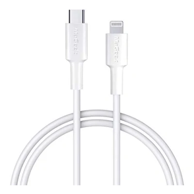 Abbildung von MaGeek USB C auf Lightning Kabel, [Apple MFi Zertifiziert] 1,0 m iPhone 11 Typ Ladegerät PD Schnellladekabel für 11/11 Pro / Max/X/XS/XR/XS/ 8/8 Plus, Unterstützt Power Delivery