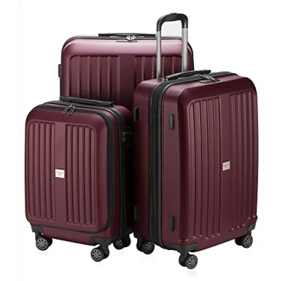 Abbildung von Hauptstadtkoffer x Berg Koffer Set Trolley Hartschale, TSA, 55 65 75 cm, 257 Liter, Burgund matt