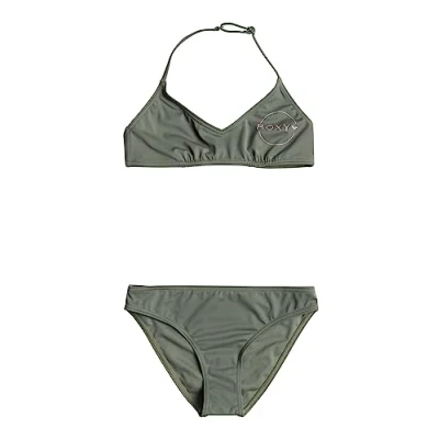 Abbildung von Roxy Basic Active Triangle Bikini für Mädchen 6 16 Grün