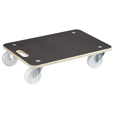 Abbildung von WAGNER Transporthilfe MM 1614 I 59 x 39 13,5 cm 400 kg Tragkraft für schwer beladene Kisten, Geräte &amp; Möbel Tragegriff rutschfeste Oberfläche FSC® Zertifiziert 20161401