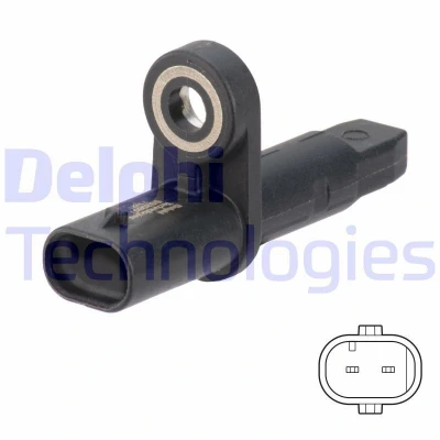 Abbildung von Sensor, Raddrehzahl DELPHI SS20801