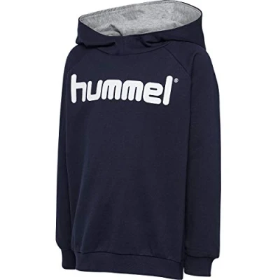 Abbildung von Hummel LOGO Hoodie Unisex Kapuzenpullover für Kinder, Größe: 164, Marine