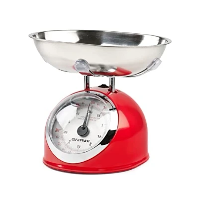 Abbildung von G3 Ferrari G2000302 Mechanische Küchenwaage, 5 kg, Rot