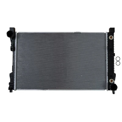 Abbildung von NRF EASY FIT 53419 Kühler, Motorkühlung Aluminium 650 405 29 mit Dichtring Kühlrippen gelötet MERCEDES BENZ: CLK Coupe, C Class Saloon