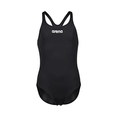 Abbildung von Arena PRO Solid Badeanzug für Kinder, Größe: 140, Black white