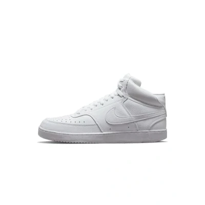 Abbildung von Nike Herren Court Vision Mid Next Nature Basketball Shoe, White, 44 EU