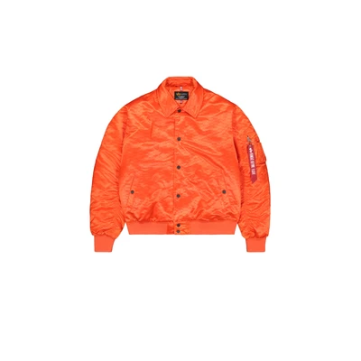 Abbildung von Alpha Industries Coach LOGO Jacket Winterjacke, Herren, Größe: XXL, Boost orange