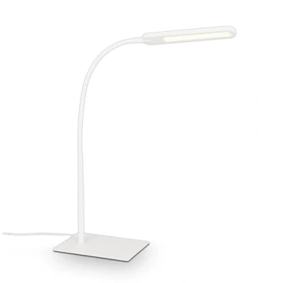 Abbildung von BRILONER Leuchten LED Tischleuchte, Tischlampe mit Touchfunktion, in Stufen dimmbar, Farbtemperatursteuerung, Bürolampe 6,5 Watt, 600 Lumen, Weiß, 230 x 165 max. 950mm (LxBxH), 7389 016