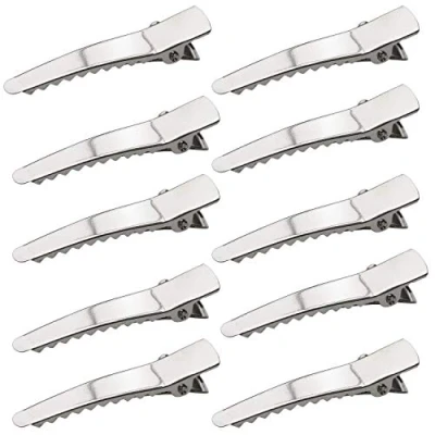 Abbildung von 50 Stück Alligator Haarspangen Krokodilklemmen zum Stylen 45mm Frisuren Accessoires Basteln, Basteln und Kunst TRIXES
