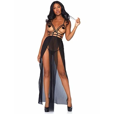 Abbildung von Very Sexy Lingerie Cage Maxi Kleid and g string, 200