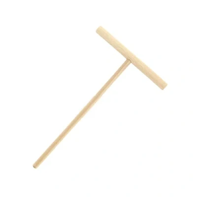 Abbildung von Fackelmann 5678150 Pfannkuchenrechen aus Holz, Crêperechen 20 x 12 cm