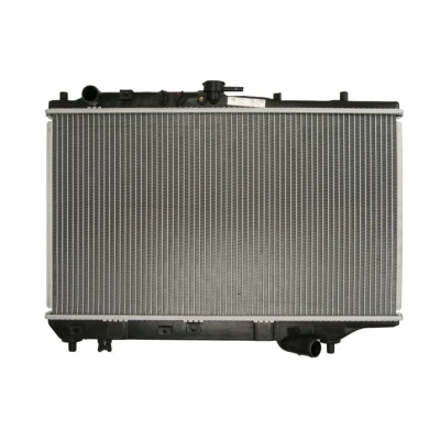 Abbildung von NISSENS 63390 Kühler, Motorkühlung Aluminium 375 670 25 Kühlrippen gelötet