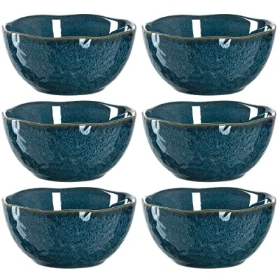 Abbildung von LEONARDO HOME 018582 MATERA Keramikschale 12 cm blau 6er Set, Keramik